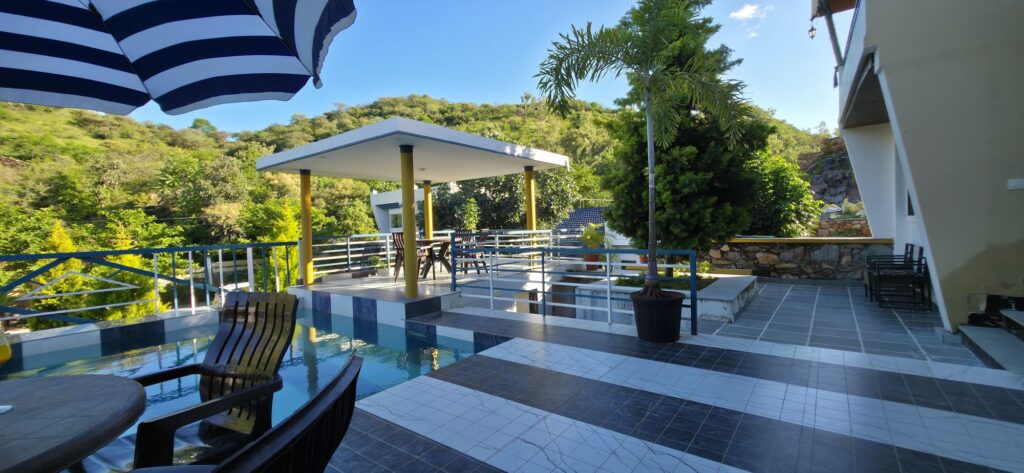 Pool with a view