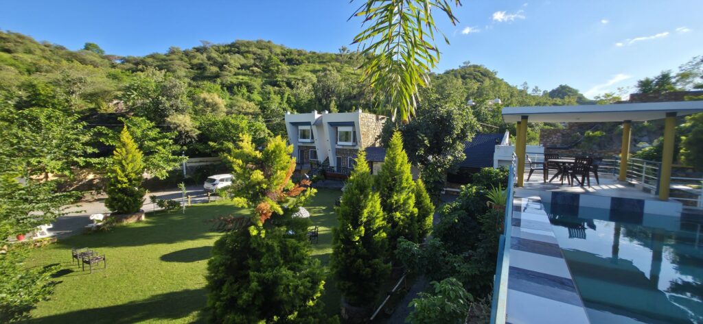 Pool and garden